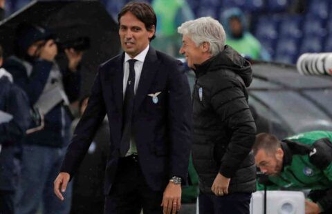 Potential Tottenham targets Gian Piero Gasperini and Simone Inzaghi chatting