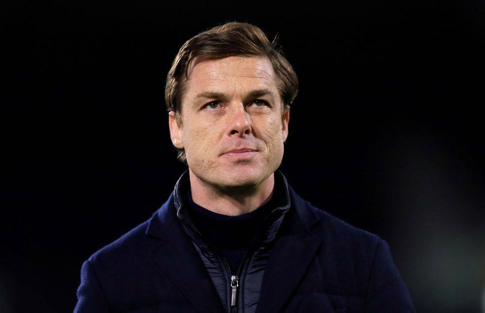 Fulham manager and Tottenham target Scott Parker looking into the distance