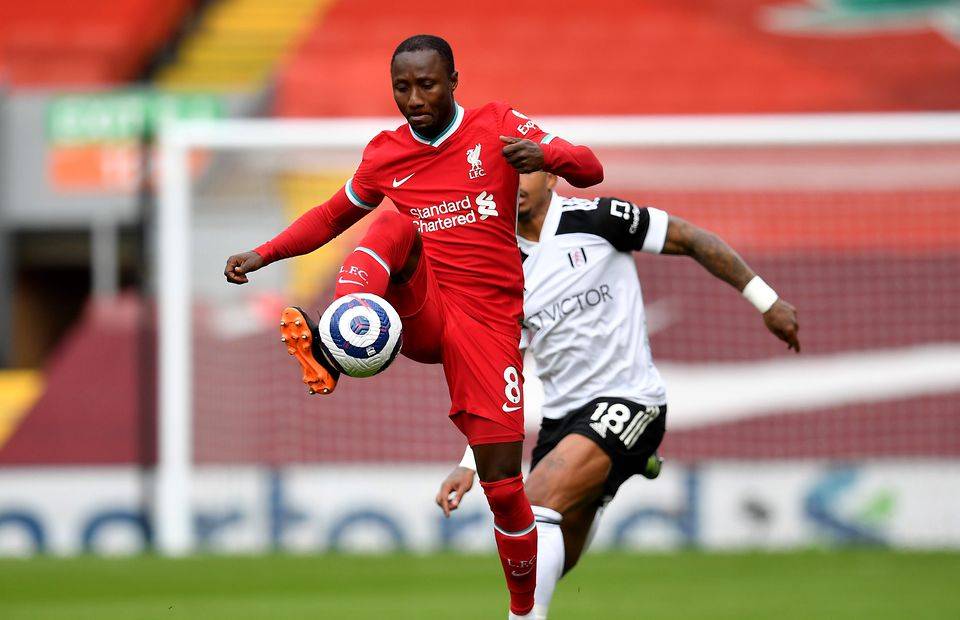 Liverpool's Naby Keita in action amid speculation over his future