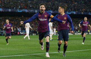 Lionel Messi destroyed Man United in the 2018/19 Champions League