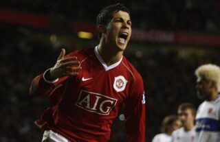 Cristiano Ronaldo was on fire for Man United in 2006/07