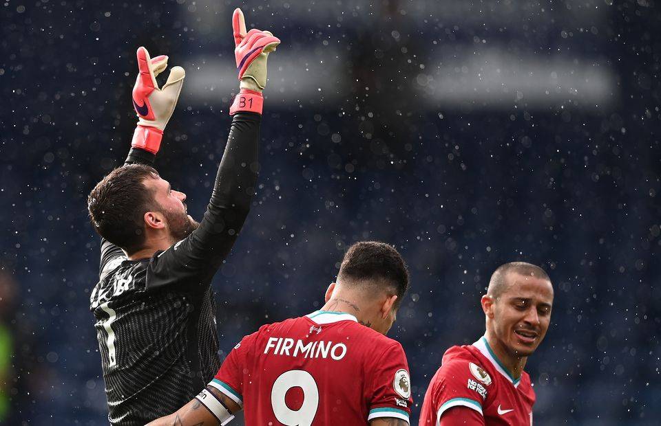 Alisson was Liverpool's hero against West Brom