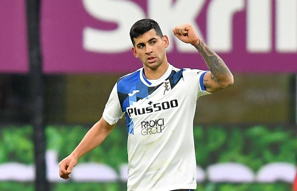 Juventus defender Cristian Romero in action for Atalanta amid reported interest from Manchester United