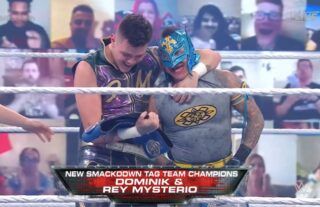 Rey and Dominik Mysterio make WWE history at WrestleMania Backlash