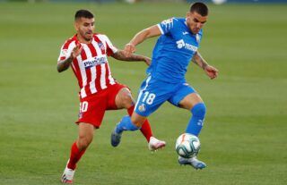 Mauro Arambarri in action for Getafe amid reported interest from Manchester United