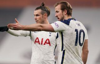 Gareth Bale and Harry Kane in action for Spurs