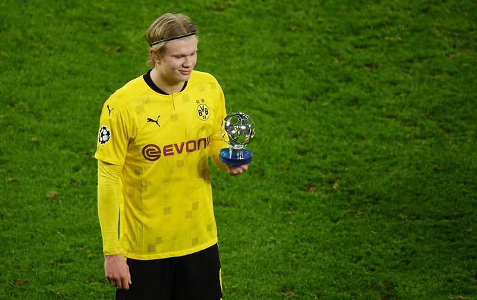 Haaland in the Champions League