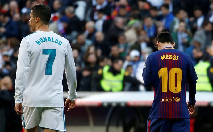 Ronaldo & Messi in action