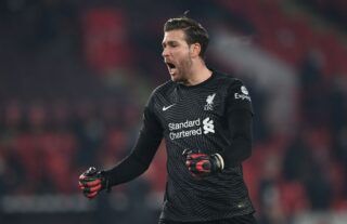Adrian in action for Liverpool amid reports that he could return to Spain