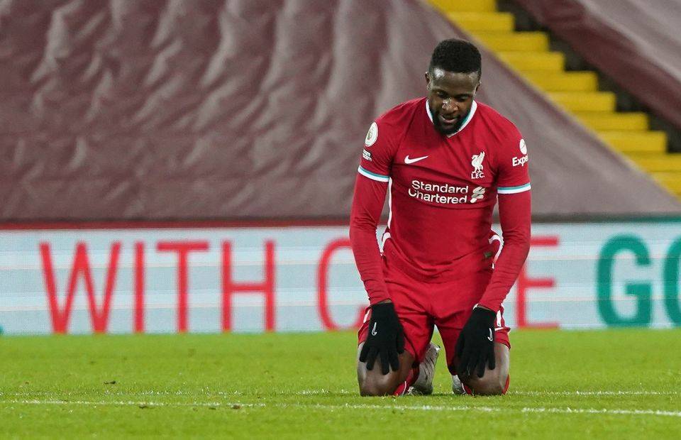 Divock Origi in action for Liverpool amid speculation over his future