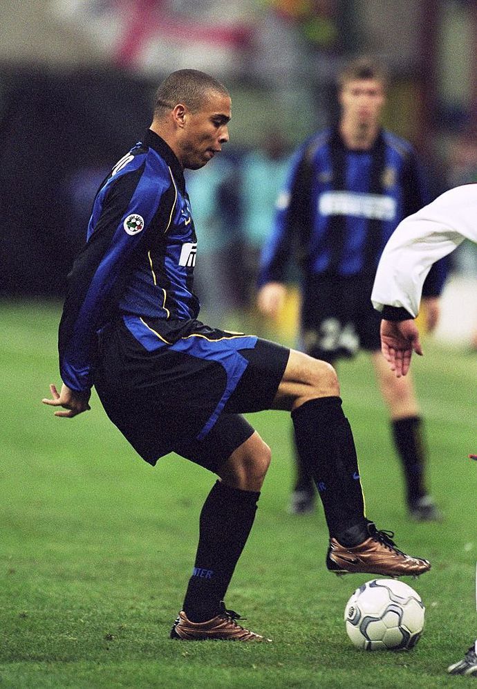 Ronaldo Nazario in action for Inter Milan