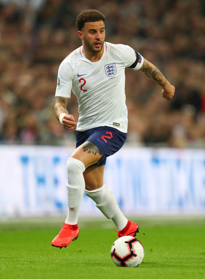 Walker with England