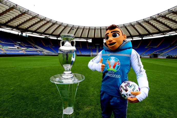 The Euro 2020 trophy