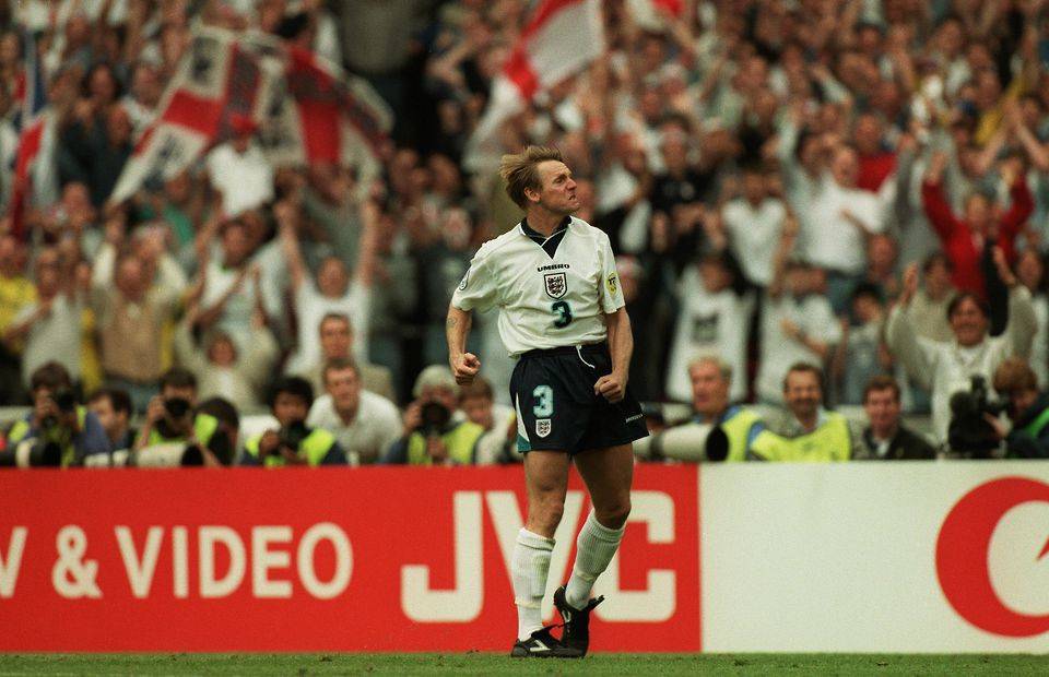 Stuart Pearce penalty vs Spain Euro 1996