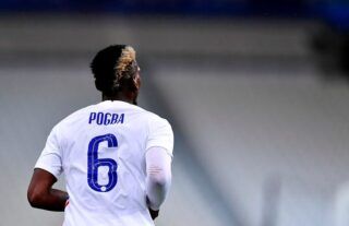 France star Paul Pogba in action against Bulgaria at the Stade de France