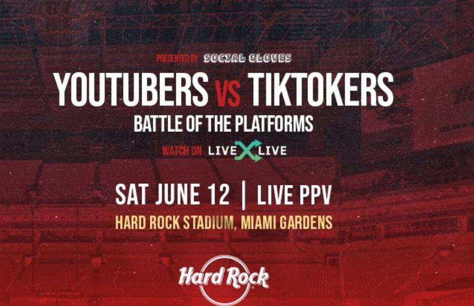 YouTube vs TikTok Boxing takes place on 12th June 2021