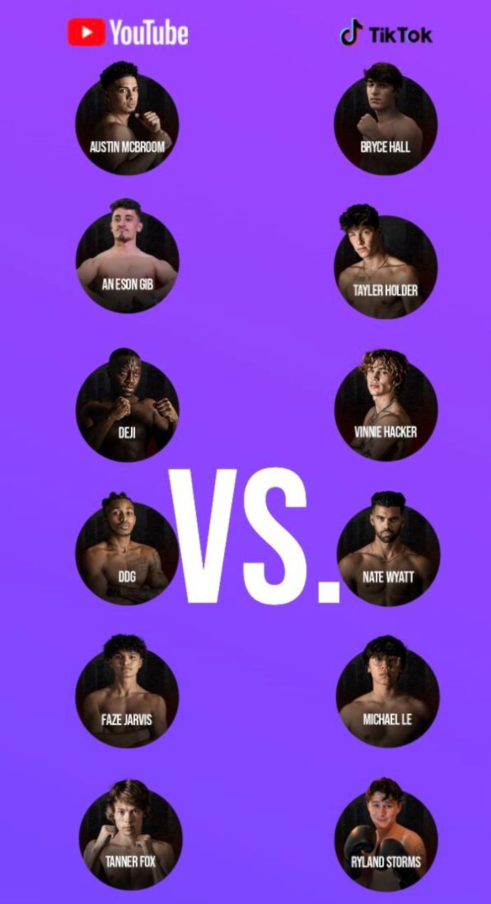 YouTube vs TikTok Boxing