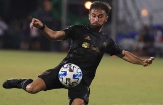 Diego Rossi in action for LAFC