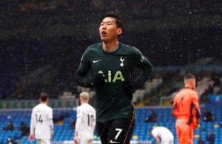 Son Heung-min in action for Tottenham Hotspur