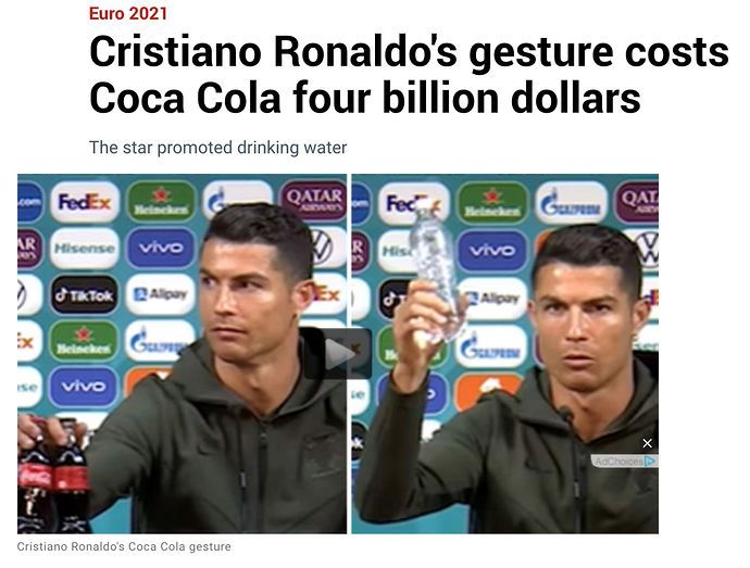 Ronaldo coke