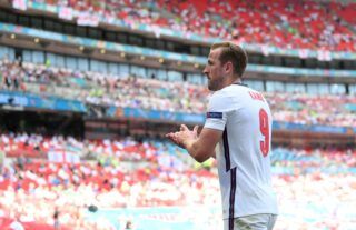 Harry Kane applauds England fans amid speculation over his future at Tottenham