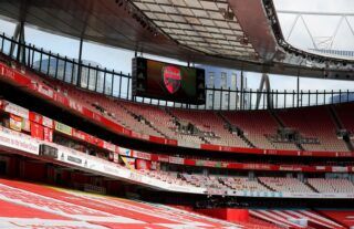 Arsenal's home ground, The Emirates