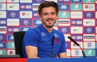 Jack Grealish in media duty for England