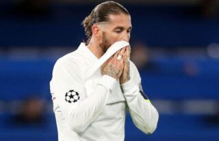 Sergio Ramos was in tears during his farewell to Real Madrid