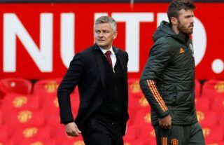 Ole Gunnar Solskjaer on the sidelines for Man United amid speculation that Kieran Trippier could join the Red Devils