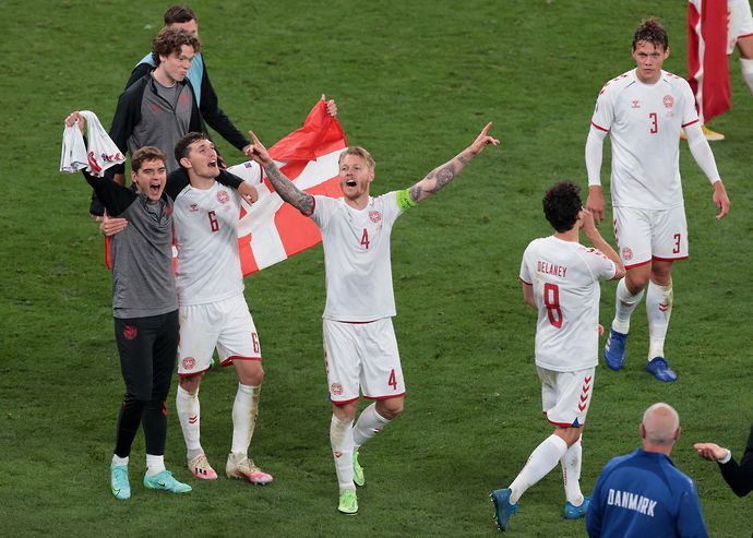 Denmark celebrate