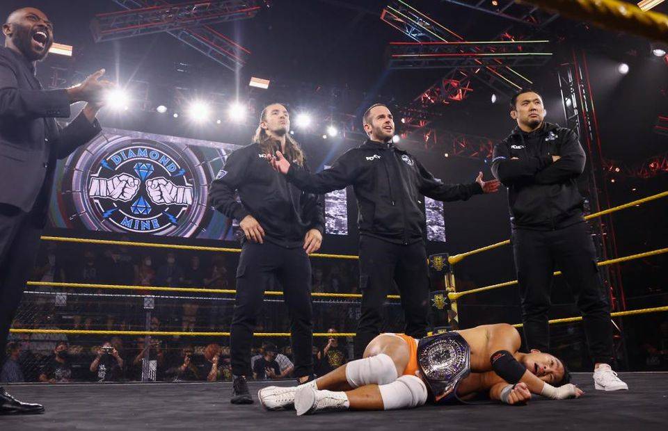 Diamond Mine made their presence felt on WWE NXT