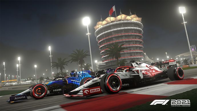 George Russell and Kimi Raikkonen will be playable on F1 2021.