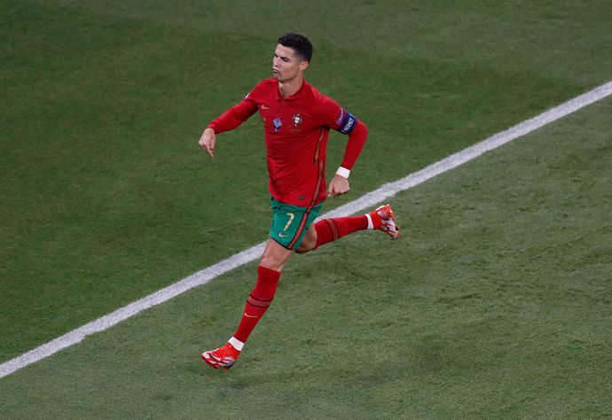 Ronaldo in action