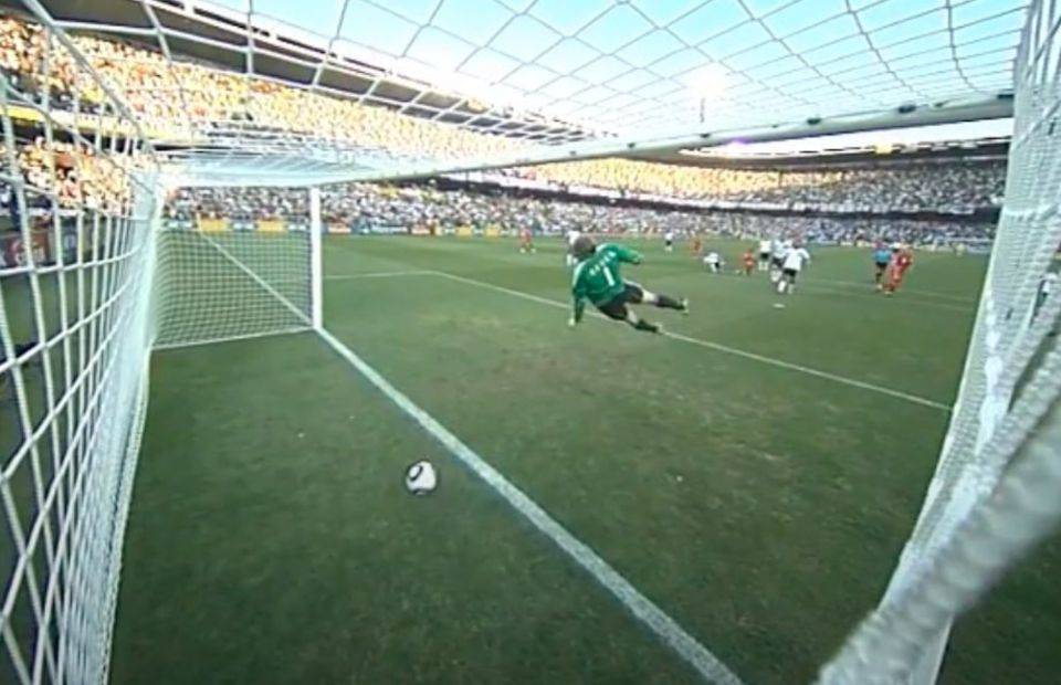 Frank Lampard's effort against Germany clearly crossed the line, but was not given by the linesman