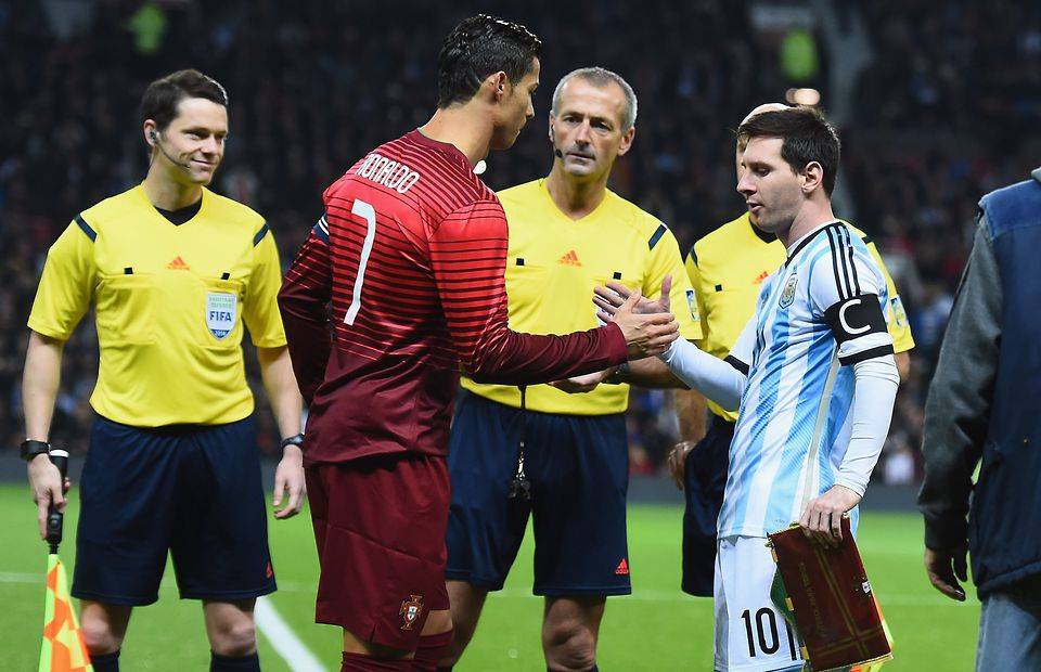Ronaldo and Messi are two of the greatest international players in history