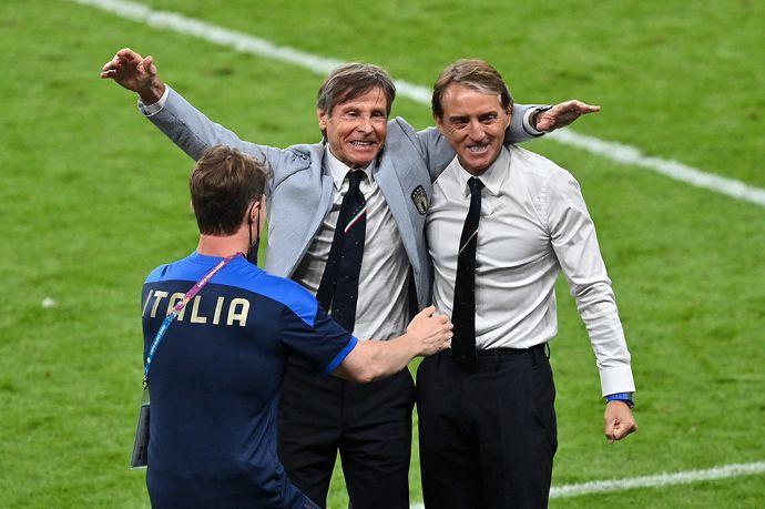 Mancini celebrates