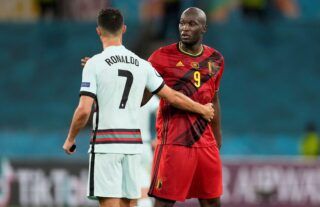 Romelu Lukaku and Cristiano Ronaldo shared a lovely moment after Belgium 1-0 Portugal