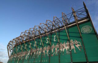 General view of Celtic's stadium, Parkhead