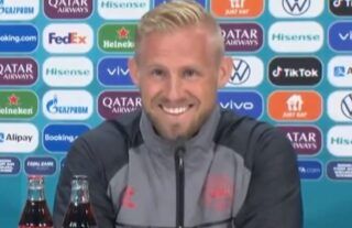 Kasper Schmeichel savaged England when referring to 'it's coming home'