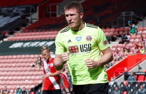 New Rangers signing John Lundstram in action for Sheffield United