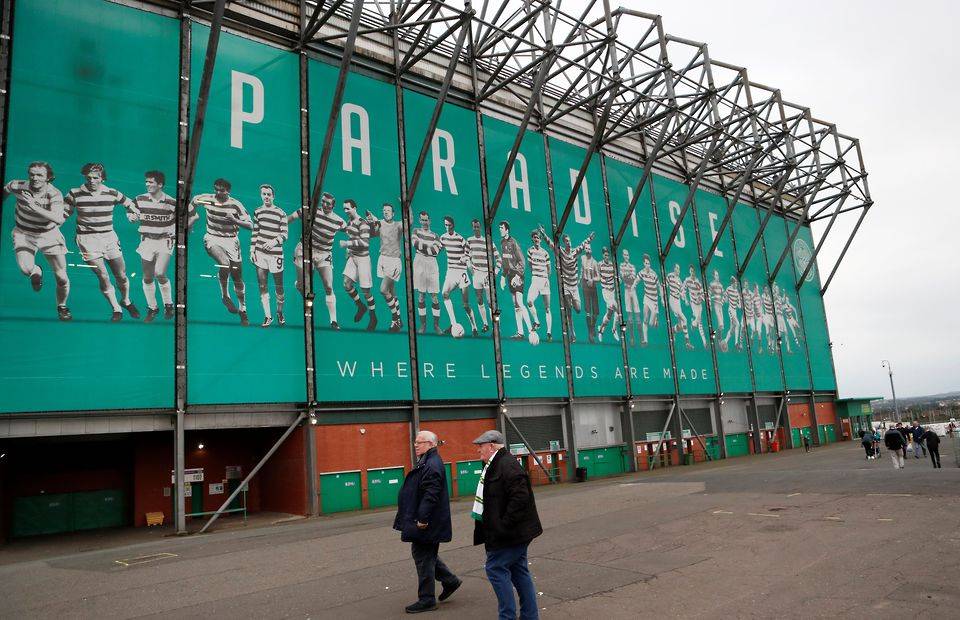 Outside view of Celtic Park ahead of a Europa League clash