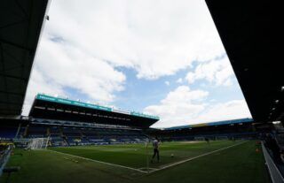 General view inside Leeds United's stadium
