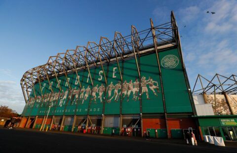 Outside view of Celtic's ground ahead of Europa League game