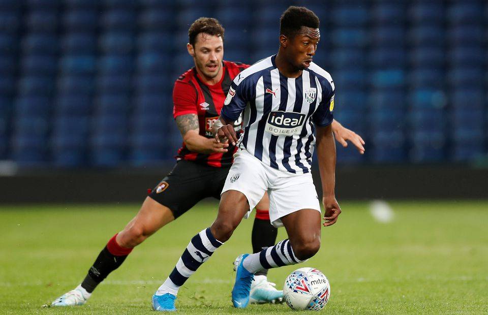 Kyle Edwards in action for West Brom