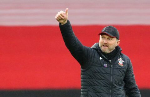 Southampton manager Ralph Hasenhuttl giving the thumbs-up