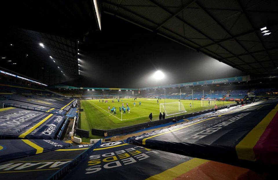 General view inside Leeds United's stadium