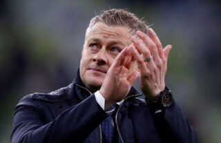 Ole Gunnar Solskjaer applauds the United fans amid speculation over Pogba's future
