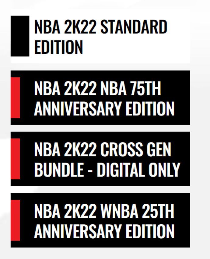 NBA 2K22 will be available to pre-order in four separate editions.