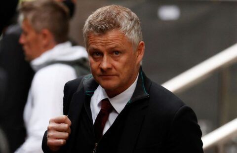 Ole Gunna Solskjaer ahead of a Man United match amid speculation over a move for Houssem Aouar