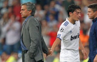 Jose Mourinho & Mesut Ozil were colleagues at Real Madrid
